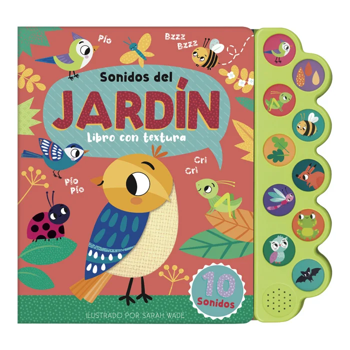 Sonidos del Jardín - Libro con Texturas
