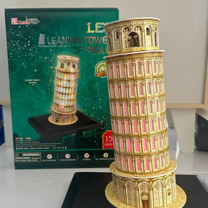 Puzzle 3D Leaning Tower Of Pisa - Led Inside