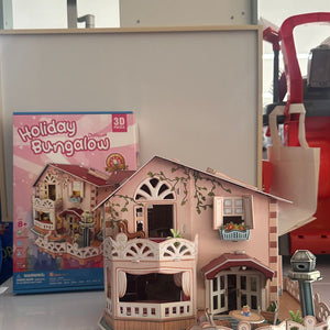 Puzzle 3D Holiday Bungalow - Led Inside