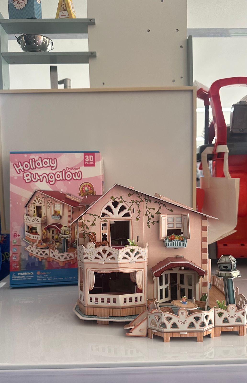 Puzzle 3D Holiday Bungalow - Led Inside