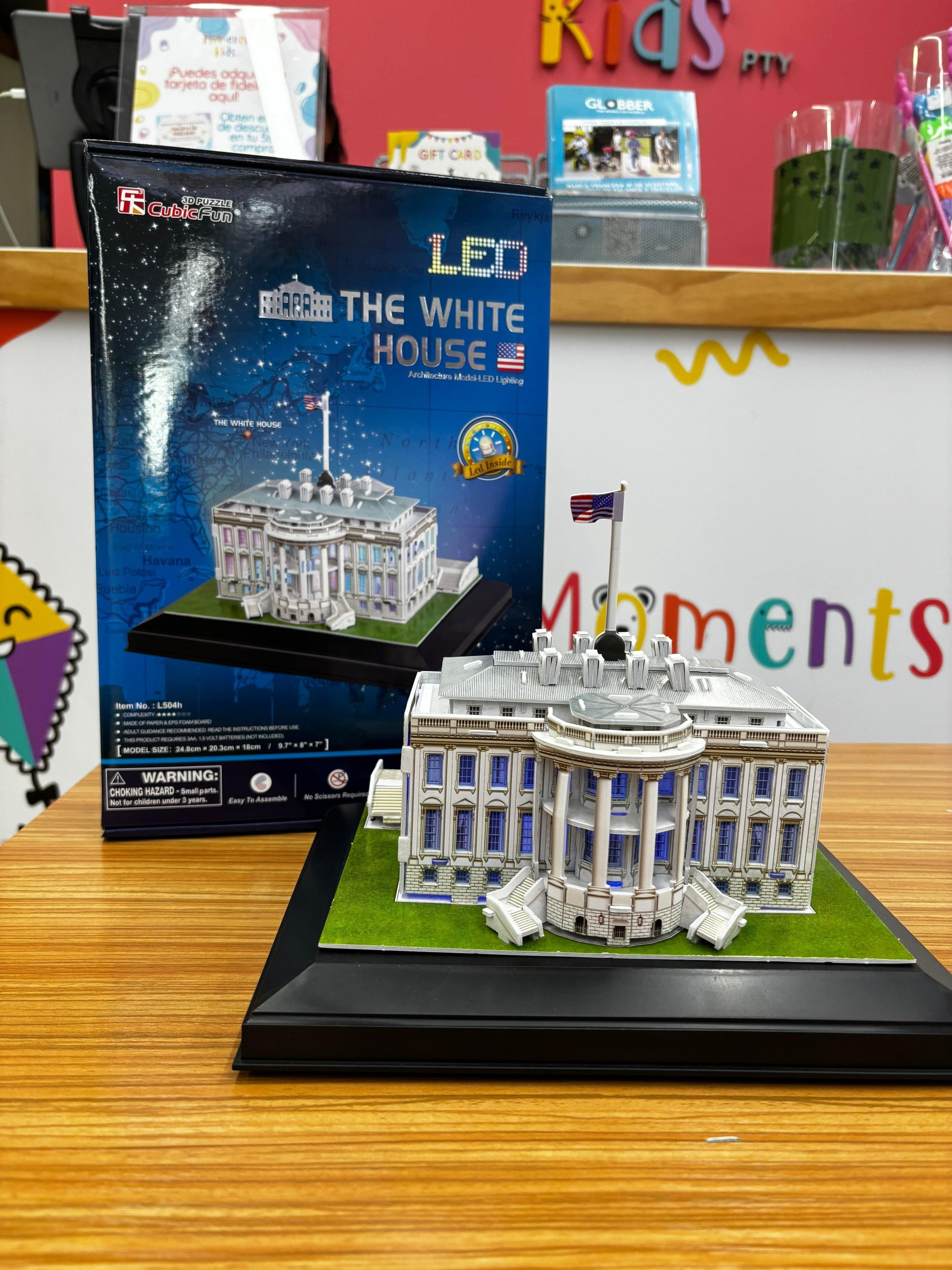 Puzzle 3D The White House - Led Inside