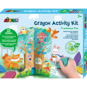 Kit de Actividades Crayón | Diversión en la Casa del Árbol