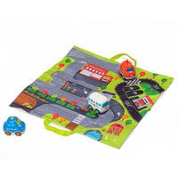 Alfombra de Juegos con 3 Coches