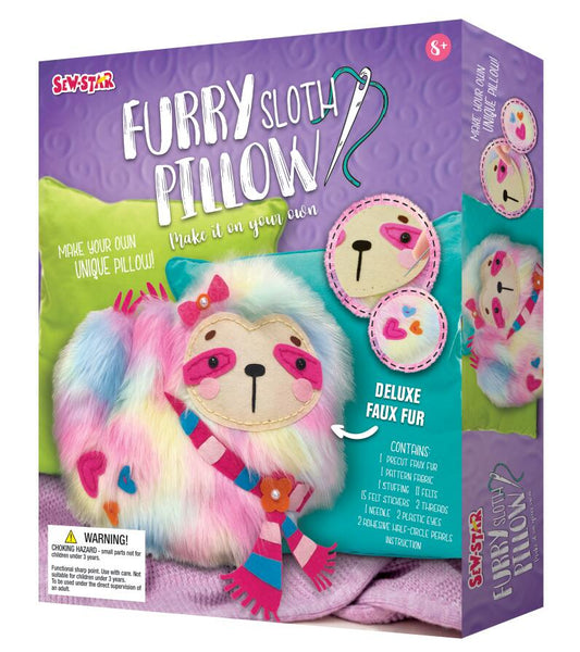 Almohada de Perezoso Peludo (Furry Sloth Pillow)