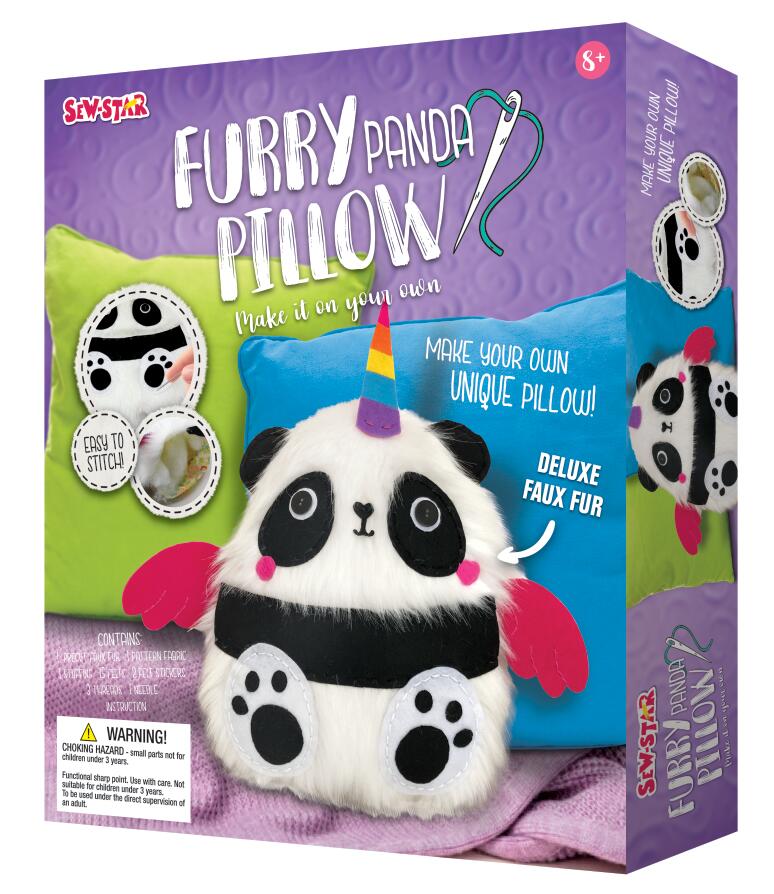 Almohada de Panda Peludo