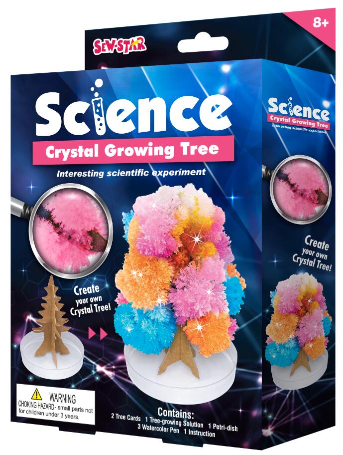 Árbol de Cristal Científico – Kit de Ciencia para Niños
