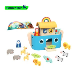 Arca de Noé de Madera con Animales