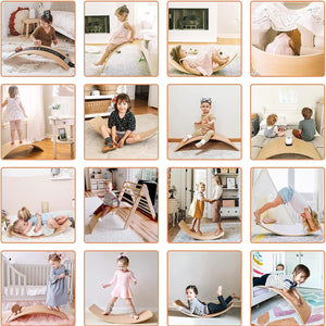 Balance Board de Madera Montessori