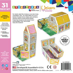 Magna-Tiles Structures Establo de Unicornio