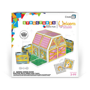 Magna-Tiles Structures Establo de Unicornio