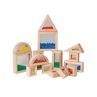 Set de Bloques Sensoriales de Madera Montessori – 15 Piezas