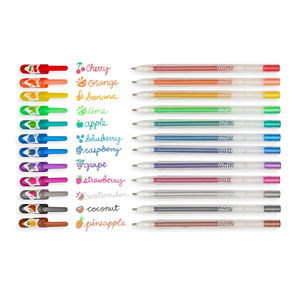 Bolígrafos de Gel con Purpurina Perfumados Yummy Yummy