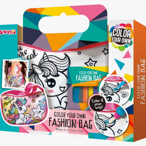 Bolso de Moda para Colorear Unicornio