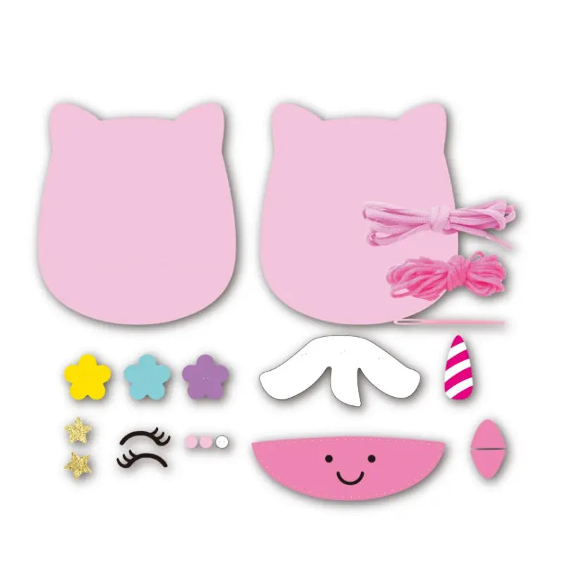 Kit para Crear tu Propio Bolso de Unicornio de Fieltro