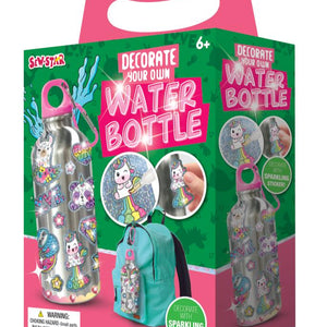 Botella de Agua para Decorar con Diamantes