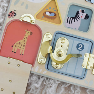 Busy Board de Madera Montessori