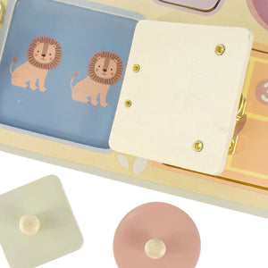 Busy Board de Madera Montessori