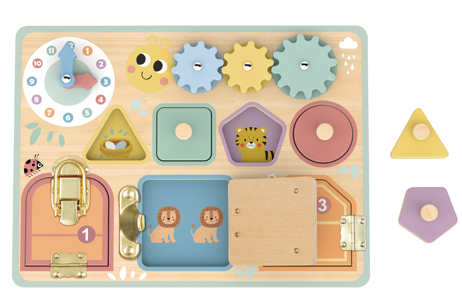 Busy Board de Madera Montessori