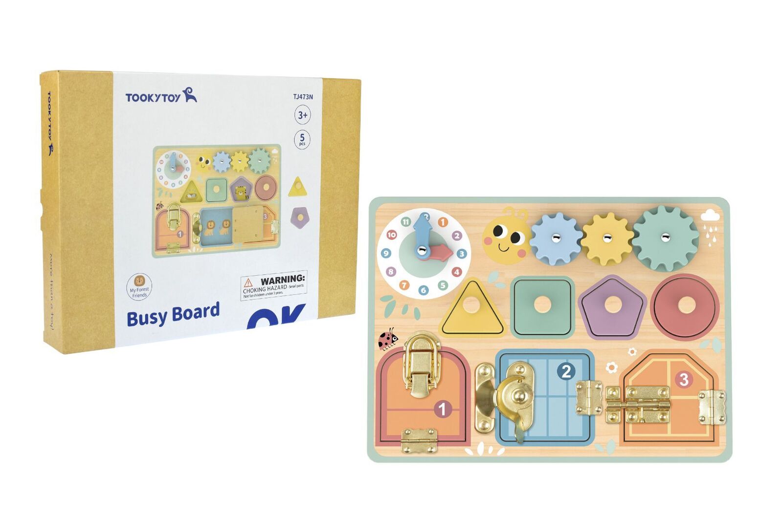 Busy Board de Madera Montessori