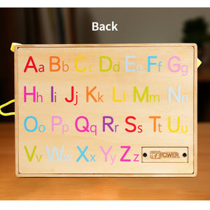 Busy Board de Madera con Volante y Luces LED