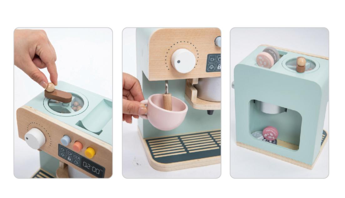 Coffee Maker – Cafetera de Juguete de Madera