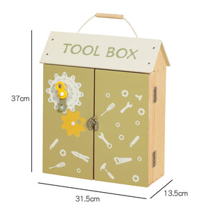 Caja de Herramientas de Madera para Niños - Tool Box