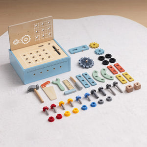 Caja de Herramientas Montessori de Madera