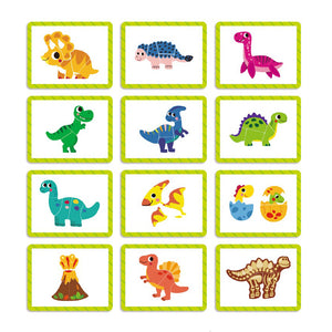 Caja de Viaje Magnética - Dinosaurios - 68 Piezas