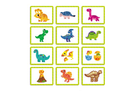 Caja de Viaje Magnética - Dinosaurios - 68 Piezas