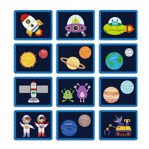 Caja de Viaje Magnética Espacial - 72 Piezas