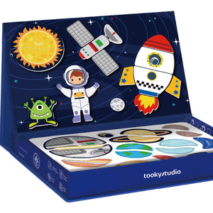 Caja de Viaje Magnética Espacial - 72 Piezas
