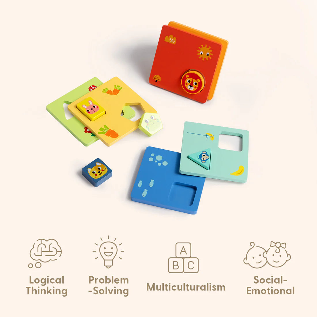 Educational Box Montessori 25-36 Meses - 49 Piezas