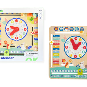 Calendario Educativo de Madera - Mi Primer Calendario