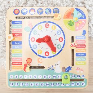 Calendario Educativo de Madera - Mi Primer Calendario