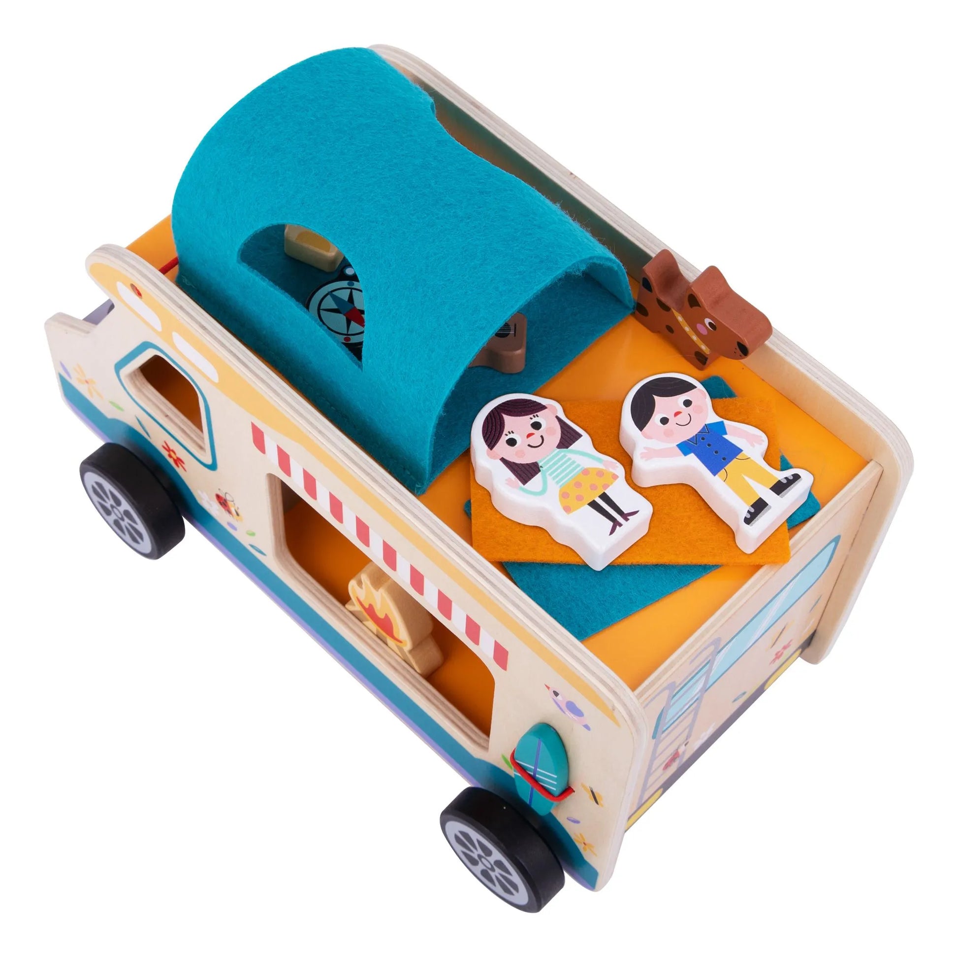 Camioneta de Camping de Madera