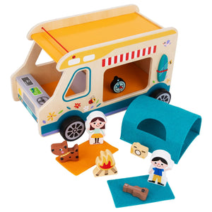 Camioneta de Camping de Madera