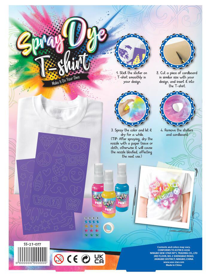 Camiseta para Pintar con Spray