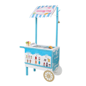 Carrito de Comida de Madera – Juego de Tienda