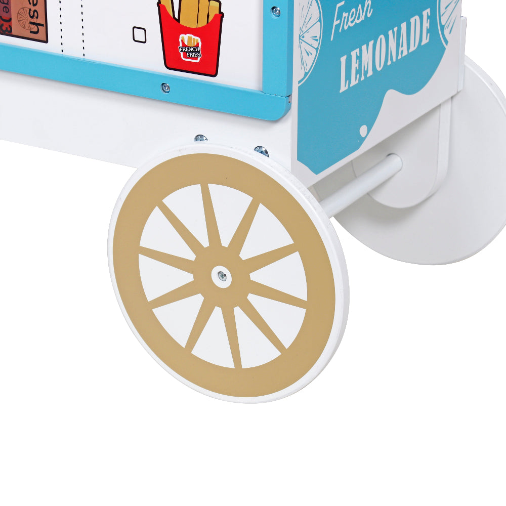 Carrito de Comida de Madera – Juego de Tienda