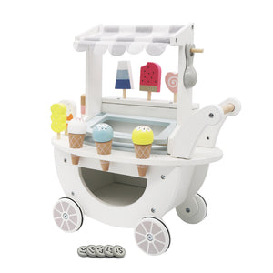 Carrito de Helados de Madera