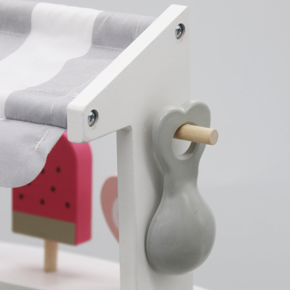 Carrito de Helados de Madera