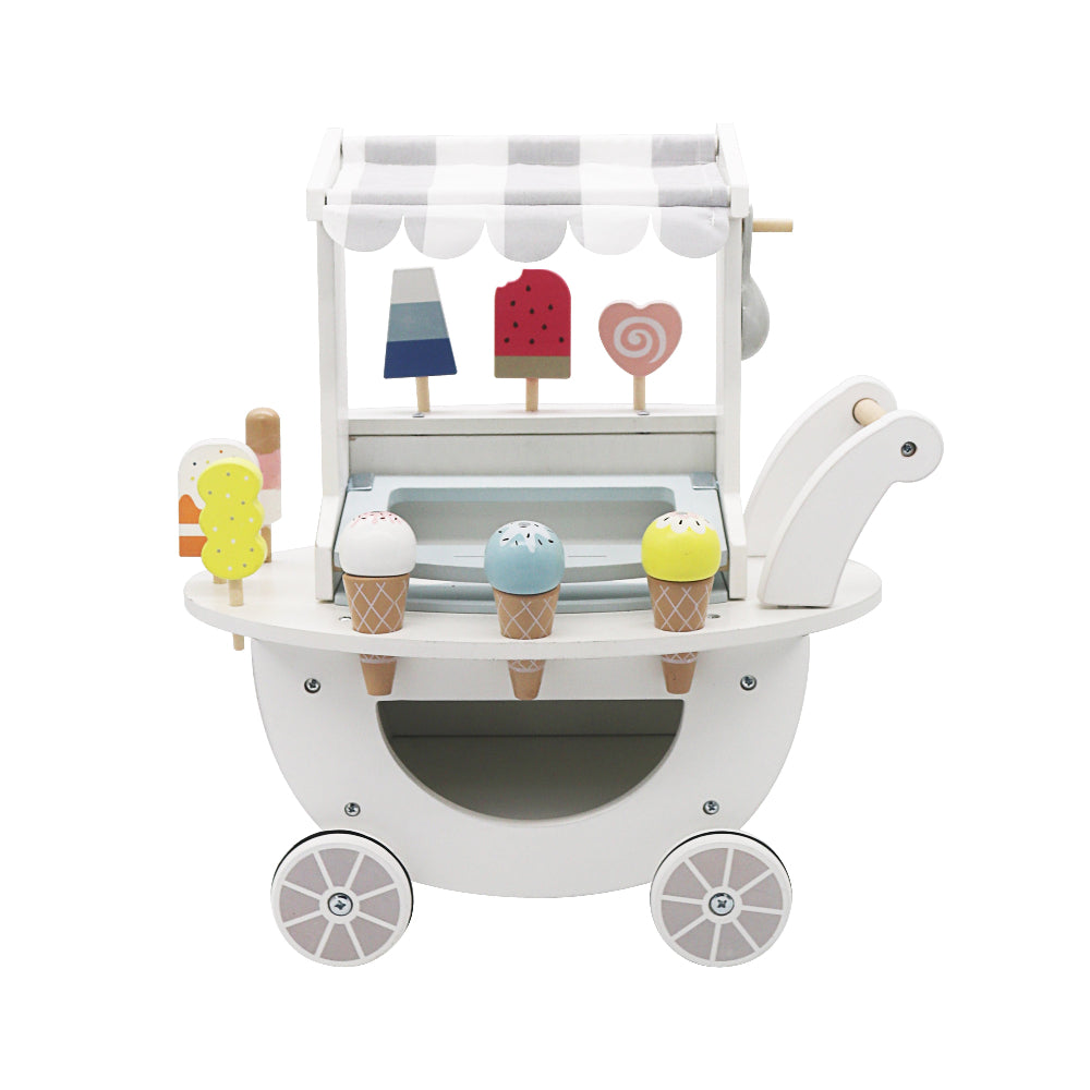 Carrito de Helados de Madera