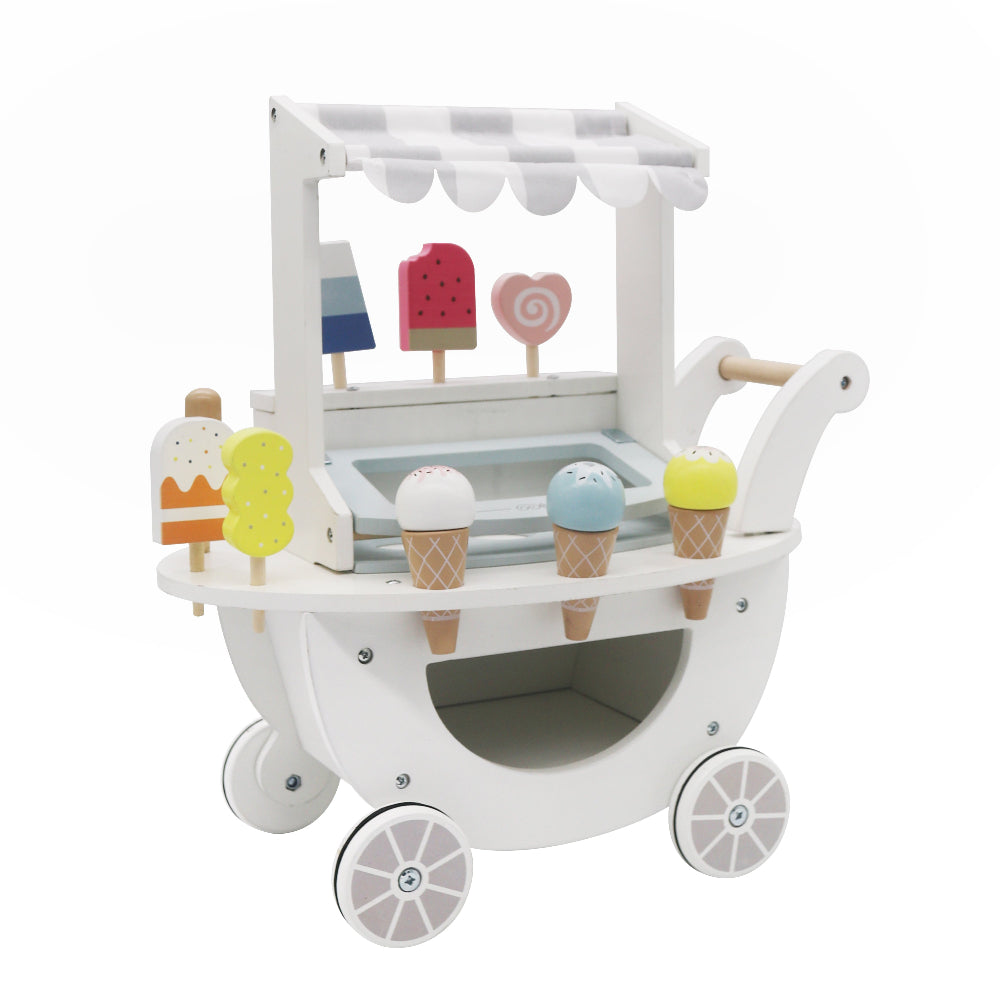Carrito de Helados de Madera