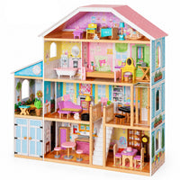 Grand Mansion – Casa de Muñecas con 28 Muebles