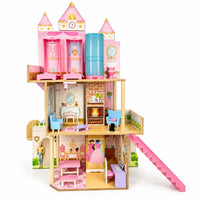 Casa de Muñecas Castillo de Princesa de 3 Pisos