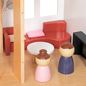 Casa de Muñecas Villa Moderna con Accesorios y Muñequitos