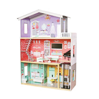 Casa de Muñecas de Madera con Ascensor