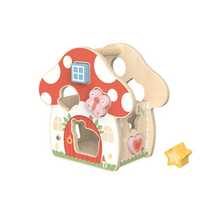 Casita Mushroom Clasificadora de Figuras y Animales