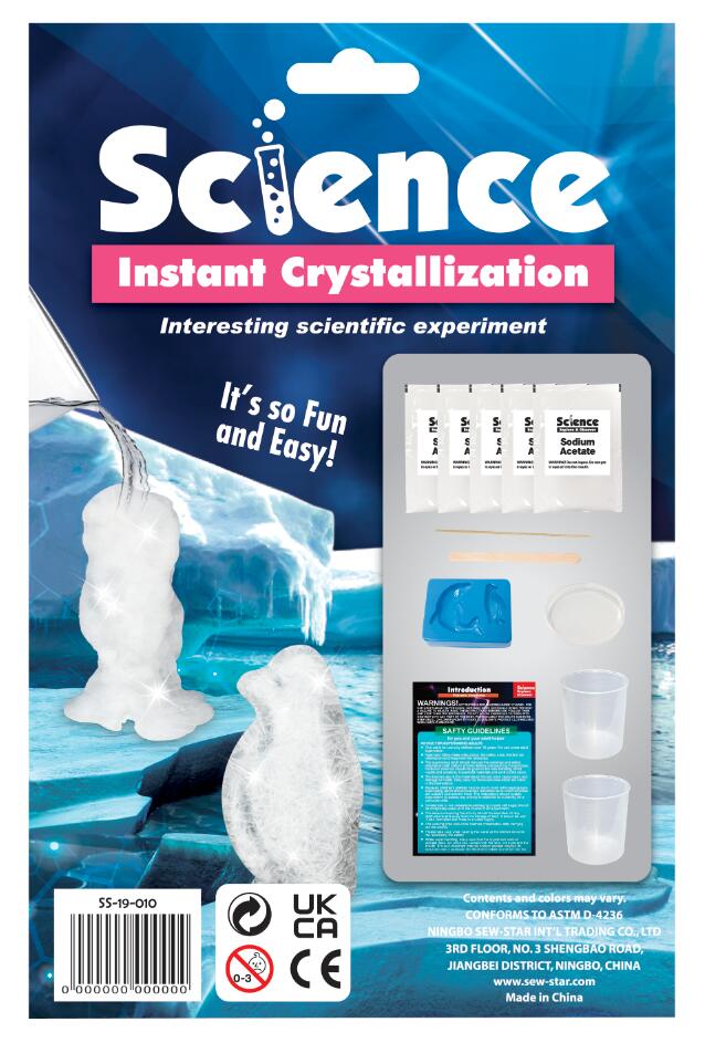 kit Ciencia – Cristalización Instantánea