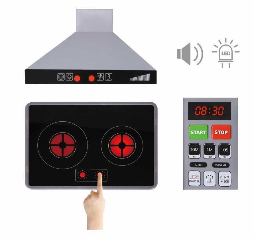 Cocina de Juguete de Madera con Luces y Sonidos